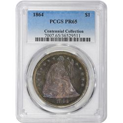 1864 Proof-65 PCGS.