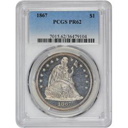 1867 Proof-62 PCGS.