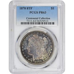1878 8 Tailfeathers. Proof-63 PCGS.