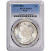 Image 1 : 1878 7/8 Tailfeathers. Weak. VAM-41C. 7/4 TF, Bearded Lady. Rarity-6. MS-63 PCGS.