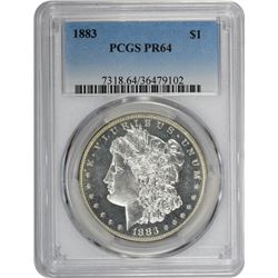 1883 Proof-64 PCGS.