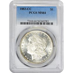 1883-CC VAM-1. Normal Dies. Rarity-2. MS-64 PCGS.