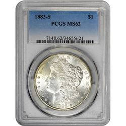 1883-S MS-62 PCGS.