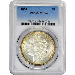 1884 VAM-3. Large Dot. Rarity-4. MS-62 PCGS.