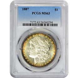 1887 VAM-Uncertain. MS-63 PCGS.