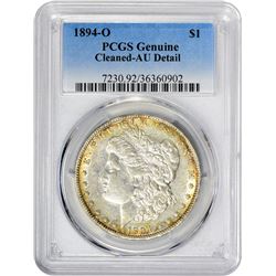1894-O VAM-Uncertain. Genuine – Cleaned – AU Details PCGS.