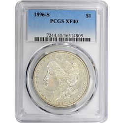 1896-S VAM-1. Normal Dies. Rarity-2. EF-40 PCGS.
