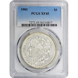 1901 VAM-2. Normal Dies, Rarity-2. EF-45 PCGS.