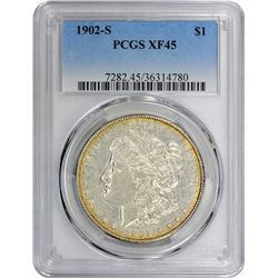 1902-S VAM-1. Normal Dies. Rarity-2. EF-45 PCGS.