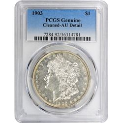 1903 VAM-Uncertain. Genuine – Cleaned – AU Details PCGS.