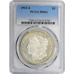 1921-S VAM-Uncertain. MS-62 PCGS.