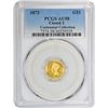 Image 1 : 1873 Close 3. AU-58 PCGS.