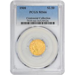 1908 MS-66 PCGS.