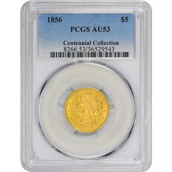 1856 AU-53 PCGS.