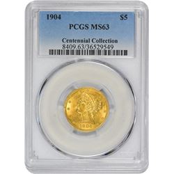 1904 MS-63 PCGS.