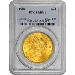 1904 MS-64 PCGS.