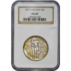 1939-S Oregon Trail Memorial 50¢. MS-68 NGC.