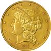 Image 3 : 1877 $50 Half Union Pattern. Judd-1547, Pollock-1720. Large Head. Gilt Copper. Reeded Edge. R-7. Pro