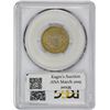 Image 4 : 1872-Dated Octagonal 50¢-Sized. Washington Head. Small Date. MS-63 NGC.