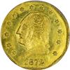 Image 5 : 1872-Dated Octagonal 50¢-Sized. Washington Head. Small Date. MS-63 NGC.