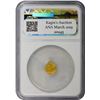 Image 2 : Undated (circa 1881) James Garfield Token. Gold. Looped. 10 mm. MS-63 NGC.