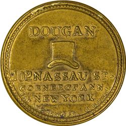 Dougan. 5 Cents. HB-98, EP-73, S-68. About Uncirculated.
