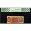 Image 2 : Lot of (3) Third Issue. Justice. 50 Cents Frational Currency. PCGS Currency Graded.