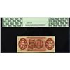 Image 4 : Lot of (3) Third Issue. Justice. 50 Cents Frational Currency. PCGS Currency Graded.