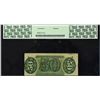 Image 8 : Lot of (4) Third Issue. Justice. 50 Cents Frational Currency. PCGS Currency Graded.