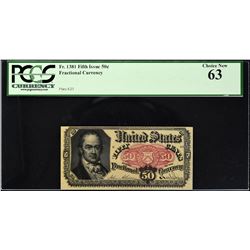 Lot of (2) Fifth Issue. 50 Cents Frational Currency. PCGS Currency Graded.