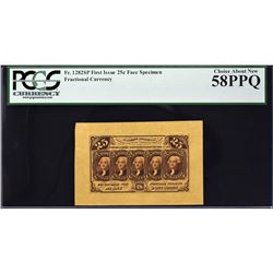 Lot of (4) First Issue. Wide Margin Fractional Currency Specimens. PCGS Currency Graded.