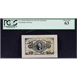 Lot of (2) Third Issue. Wide Margin Fractional Currency Specimens. PCGS Currency Graded.