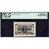 Image 1 : Lot of (2) Third Issue. Wide Margin Fractional Currency Specimens. PCGS Currency Graded.