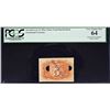 Image 1 : Lot of (4) Second Issue. Fractional Currency Experimental Notes. PCGS Currency Graded.