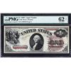 Image 1 : Fr. 30 1880 $1 Legal Tender Note PMG            Uncirculated 62 Net.               Discoloration, St