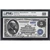 Image 1 : Attleboro, Massachusetts. 1882 $5 Date Back. Fr. 534. FNB. Charter 2232. PMG Extremely Fine 40.