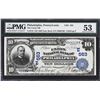Image 1 : Philadelphia, Pennsylvania. 1902 $10 Date Back. Fr. 616. Union NB. Charter 563. PMG About Uncirculat