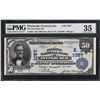 Image 1 : Pittsburgh, Pennsylvania. 1902 $50 Date Back. Fr. 667. Exchange NB. Charter 1057. PMG Choice Very Fi