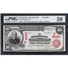 Image 1 : Springdale, Pennsylvania. 1902 $10 Red Seal. Fr. 615. Springdale NB. Charter 8320. PMG Choice About 