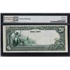Image 2 : Fairmont, West Virginia. 1902 $20 Date Back. Fr. 645. Peoples NB. Charter 9645. PMG Choice Very Fine