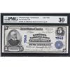 Image 3 : Lot of (3) 1902 $5 Plain Back National Banknotes. PMG Graded.