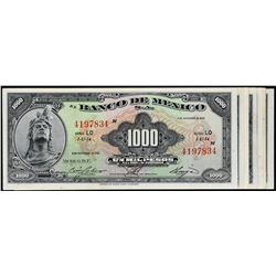 Banco de Mexico. 1961 to 1977, 1,000 Pesos. P-Various. Extremely Fine to Gem Uncirculated.