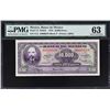 Image 1 : Banco de Mexico. 18.1.1978, 10,000 Pesos. P-72. PMG Choice Uncirculated 63.