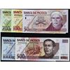 Image 1 : Banco de Mexico. 18.8.2000, 50 to 1,000 Pesos. P-117 to 121. Gem Uncirculated.
