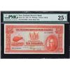 Image 2 : Reserve Bank of New Zealand. 1.8.1934, 10 Shillings. P-154. PMG Very Fine 25 Net. Repaired.
