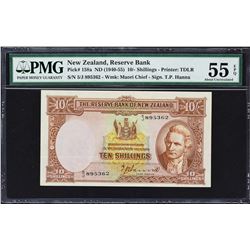 Reserve Bank of New Zealand. ND (1940-67), 10 Shillings. P-158a to 158d. PMG Graded.