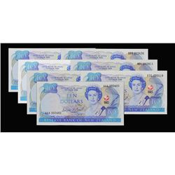 Reserve Bank of New Zealand. 1990, 10 Dollars. P-176. About Uncirculated to Gem Uncirculated. Commem