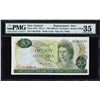 Image 11 : Reserve Bank of New Zealand. ND (1968-81), 1 to 20 Dollars. P-163b* to 167b*. PMG Graded.