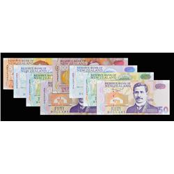 Reserve Bank of New Zealand. ND (1992-97), 5 too 50 Dollars. P-Various. Gem Uncirculated.