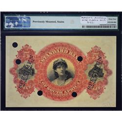 Standard Bank. ND (1900-20), 5 Pounds. P-423s. PMG Choice Uncirculated 64 Net. Previously Mounted, S